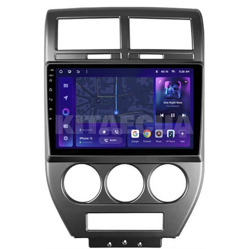 Штатна магнітола MOSS M2 4+32 Gb 10" Jeep Compass 1 MK 2006-2010 AMS (49627)