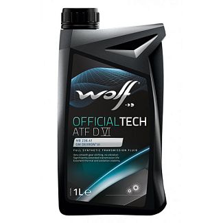 Масло трансмиссионное синтетическое 1л ATF Officialtech DVI WOLF