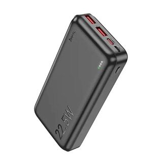 Повербанк Astute 20000mAh 22.5W чорний HOCO - Kitaec.ua Повербанк Astute 20000mAh 22.5W чорний HOCO