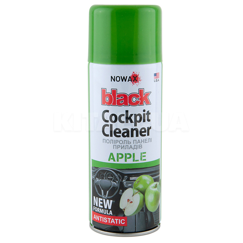 Полироль для пластика "яблоко" 450мл Black Cockpit Cleaner NOWAX (NX00458)