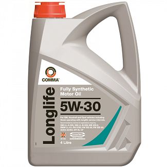 Масло моторне синтетичне 5л 5W-30 LONG LIFE COMMA