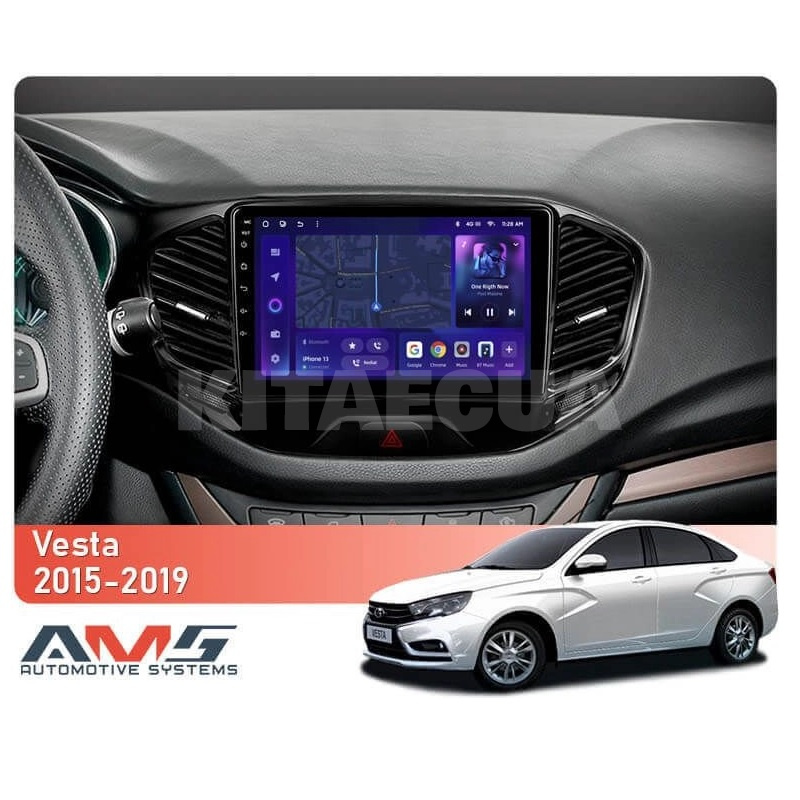 Штатна магнітола MOSS M3 4+32 ГБ 9" LADA Vesta Cross 2015-2019 AMS (50089) - 2