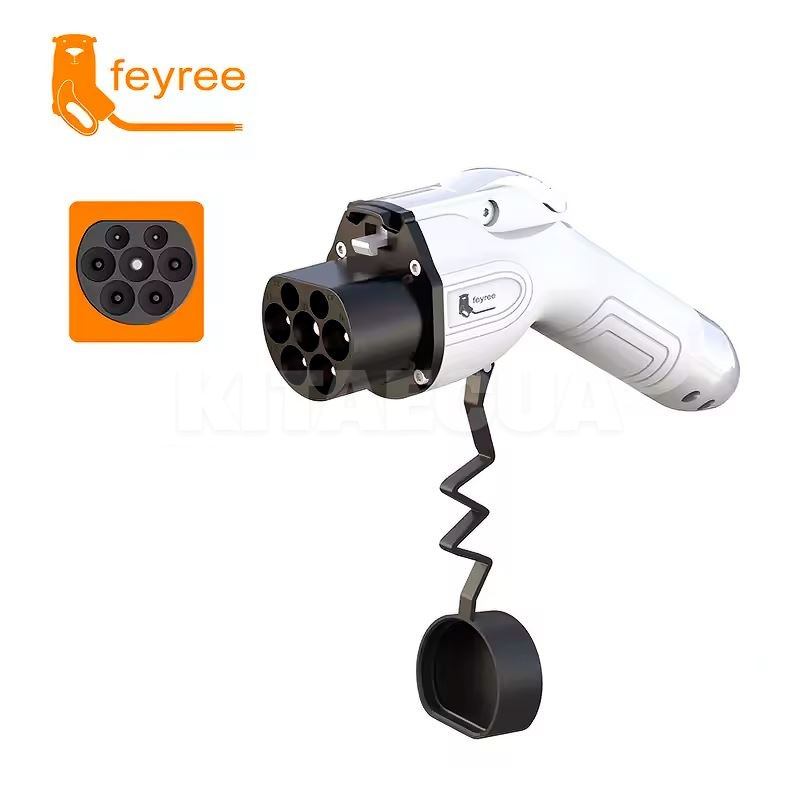 Коннектор для зарядки электромобиля 7.4 кВт 32А Type GB/T 1-фаза (CP-GB/T)