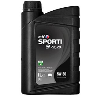 Масло моторное синтетическое 1л 5W-30 Sporti 9 C2/C3 ELF