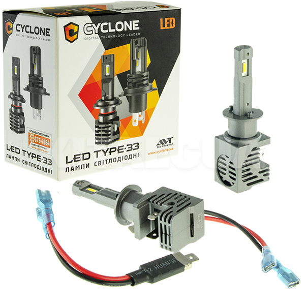 Світлодіодна лампа H1 5000K 4800Lm Cyclone (TYPE-33)