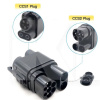 Переходник AC 7.4 кВт 32А + 350 кВт 350А DC CCS2 - CCS1 Guwieyg GUWIEYG (P-CS2CS1)