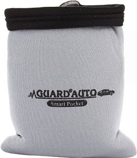 Держатель автомобильный мешочек на клипсе серый GUARD
