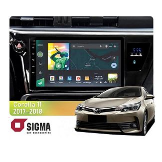 Штатная магнитола X10232 2+32 Gb 10" Toyota Corolla 11 2017-2018 SIGMA4car