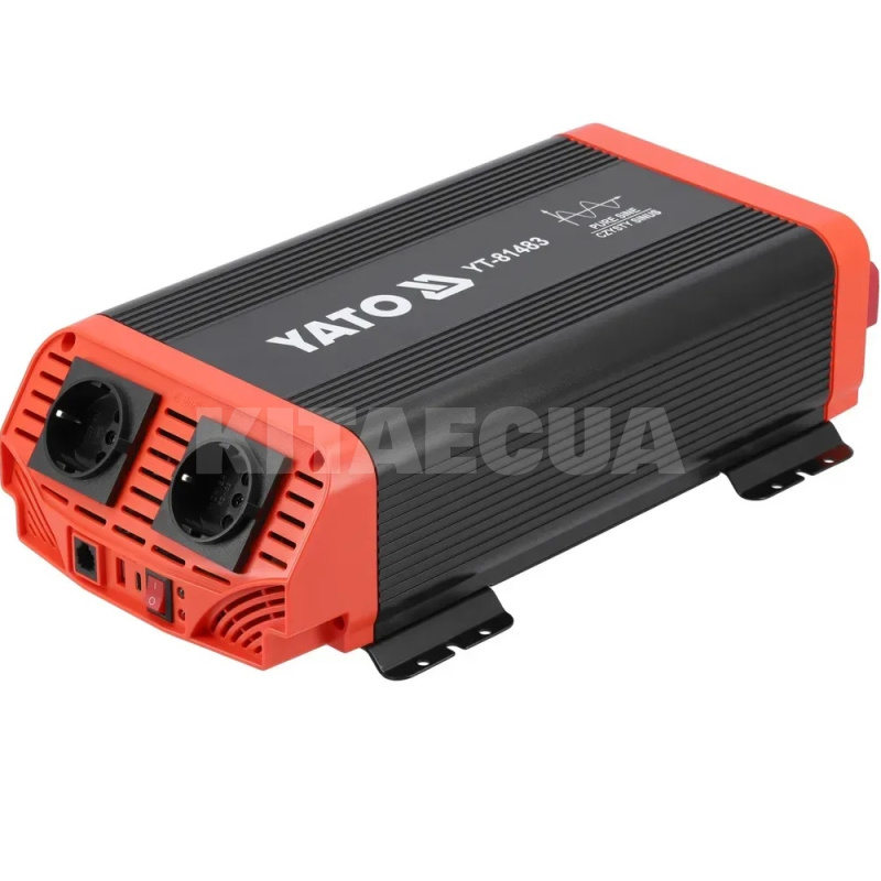 Інвертор 12-230В 1000Вт YATO (YT-81483)