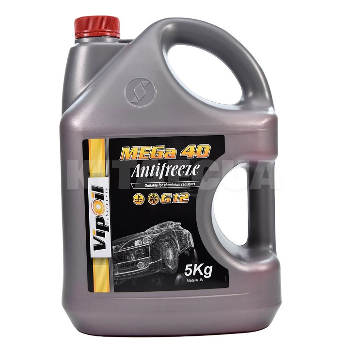 Антифриз красный 5кг G12 -40°С Mega 40 VipOil (701435)