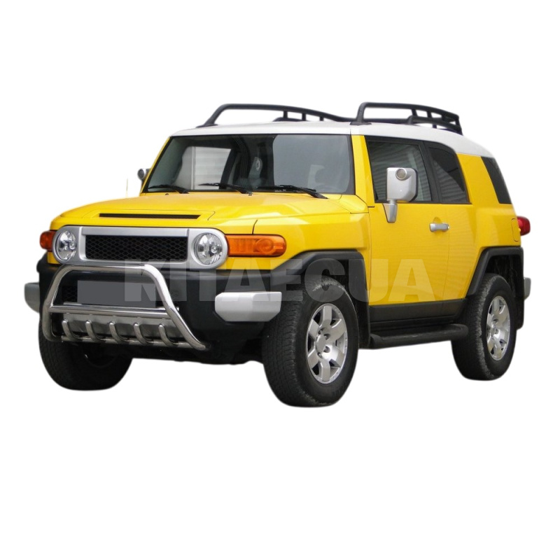 Кенгурятник WT003 Toyota FJ Cruiser нержавеющая сталь CAN (dd15134) - 3