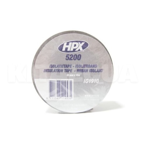 Изолента серая 10 м х 19 мм HPX (HPX IG1910) - 2