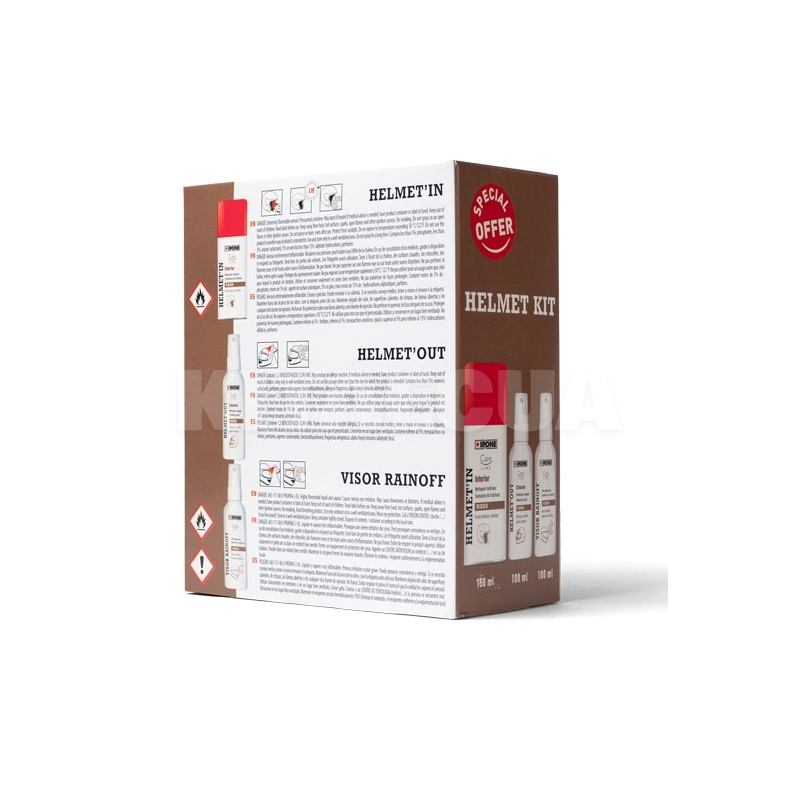 Комплект для догляду за шоломом HELMET KIT IPONE (800735) - 2
