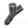 автомобільний зарядний пристрій 3.1А 2 USB+cigarette BASEUS (CCALL-YX01-BASEUS)