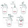Опрыскиватель садовый механический 1.5 л VERTO (TP15G502)