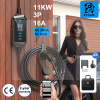 Зарядка для електромобіля 11 кВт 16А 3-фази Type 2 (європейське авто) Midway Pro Wi-Fi EVSOW на VOLKSWAGEN e-Golf (EW-11T2-MP)