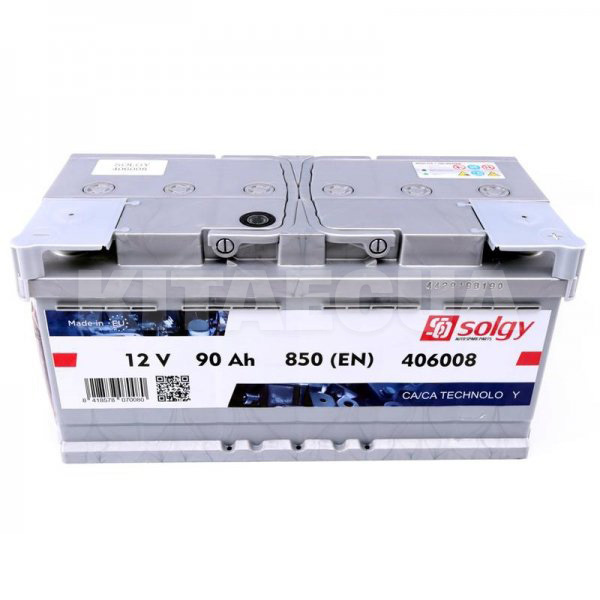 Автомобільний акумулятор 90Ач 850А "+" праворуч Solgy (406008)