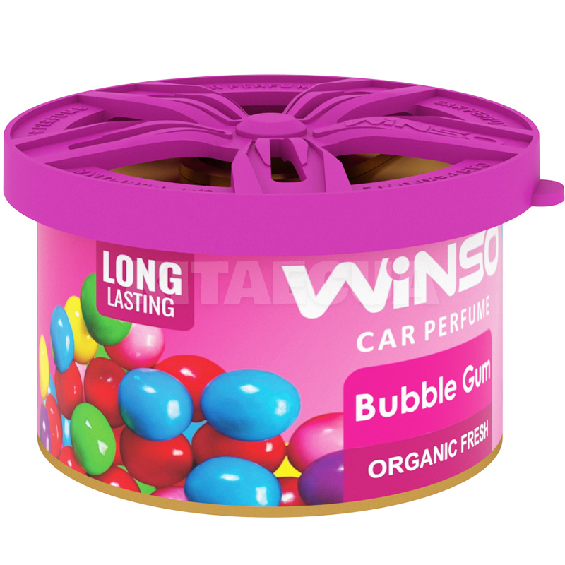 Ароматизатор "жвачка" 40гр Organic Fresh Bubble Gum Winso (533240)