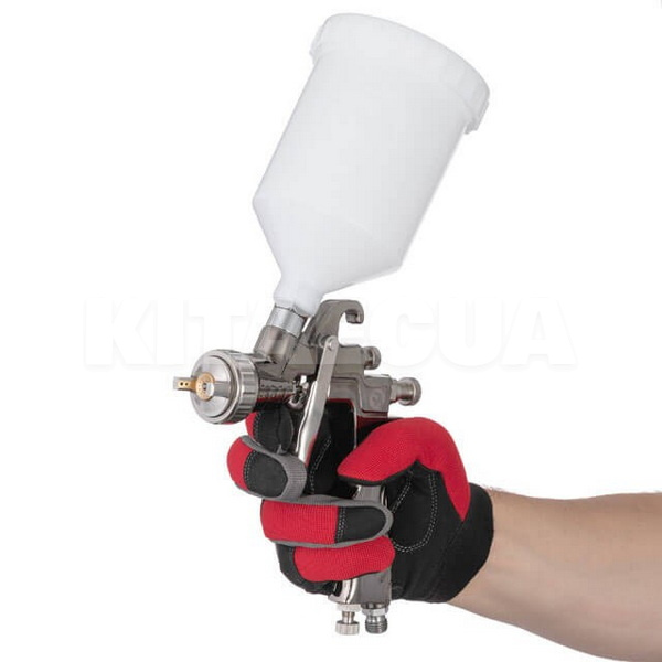 Краскопульт пневматический LVLP 1.3мм 2 бар бачок 600мл STORM Intertool (PT-0138-INTERTOOL) - 4