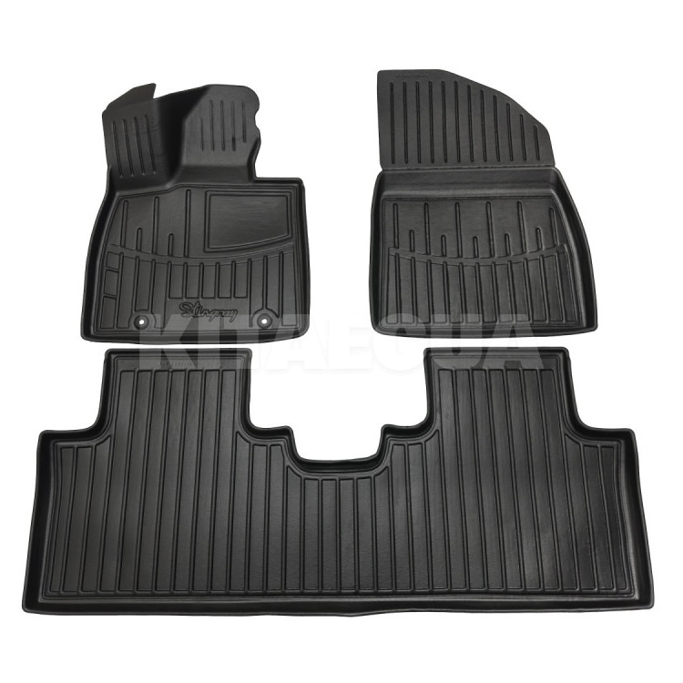 Резиновые коврики в салон BYD Sea Lion 06 (2025-...) черные Stingray (5068123)