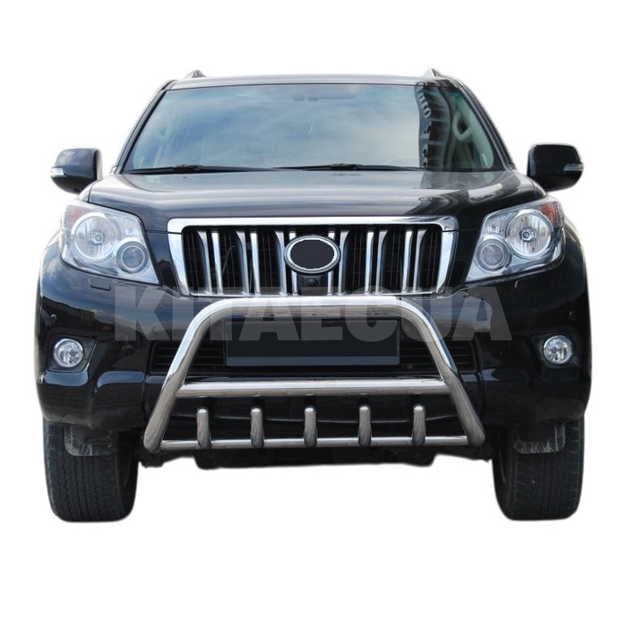 Кенгурятник WT003 Toyota Land Cruiser Prado 150 нержавеющая сталь CAN (dug720257) - 3