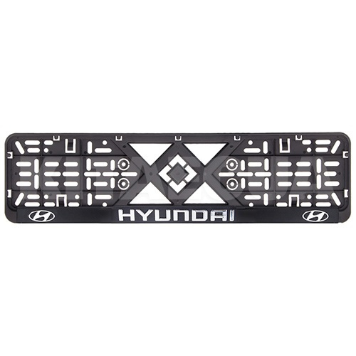 Рамка номерного знака пластик, рельефной надписью HYUNDAI VITOL (50261)