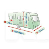 Тент на автобудинок Mobile Garage 630ER 630x222x245 см Kegel-Blazusiak (5-4076-241-3020)