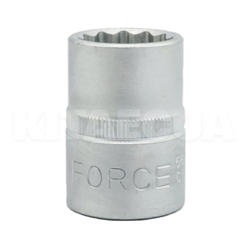 Головка торцева 12-гранна 24 мм 3/4" 36 мм FORCE (FOR 56924)