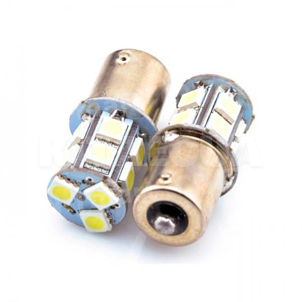 LED лампа для авто P21w BA15s T25 1156 6000K AllLight (29049000)