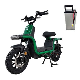 Електроскутер U1s 120 км 1500 Вт зелений + додаткова батарея ScoutX