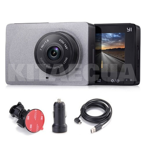 Відеореєстратор Yi Smart Dash WiFi Gray International Edition Xiaomi (YI-89006) - 4