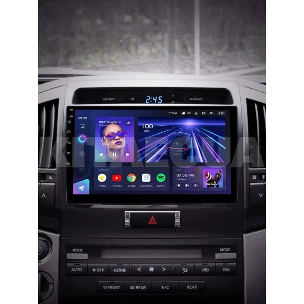 Штатна магнітола CC3 4+32 Gb 10" Toyota Land Cruiser 11 200 2007-2015 (F1) Teyes (47127) - 2