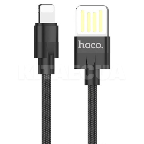 Кабель USB - Lightning 2.4А U55 Outstanding 1.2м черный HOCO (220840001)