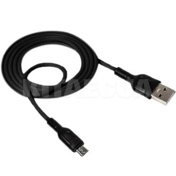 Кабель USB microUSB 2.1А NB212 1м чорний XO (XO-NB212m-BK) - 2