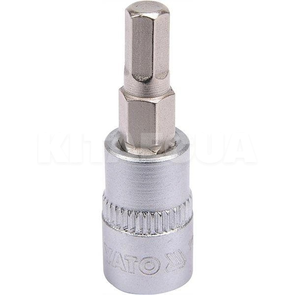 Головка торцева з насадкою 5 мм 1/4“ 37 мм YATO (YT-04372)