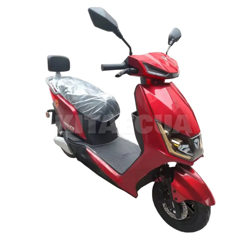 Электроскутер Т5 70 км 2000 Вт красный Yadea (119467-YADEA)