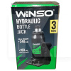 Домкрат гідравлічний пляшковий до 3т (180мм-340мм) Картонна упаковка Winso (170300)