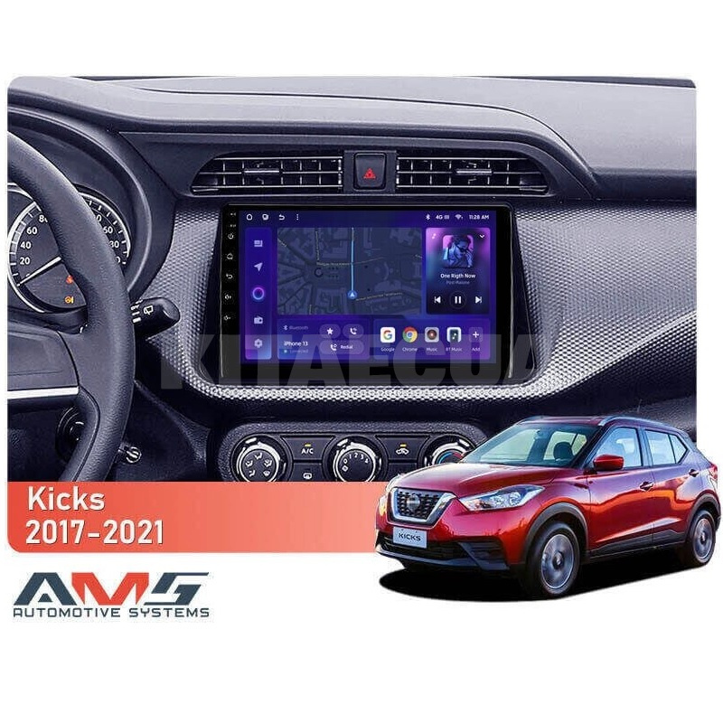 Штатная магнитола MOSS M3 4+32 ГБ 10" Nissan Kicks P15 2017-2021 AMS (50846) - 2