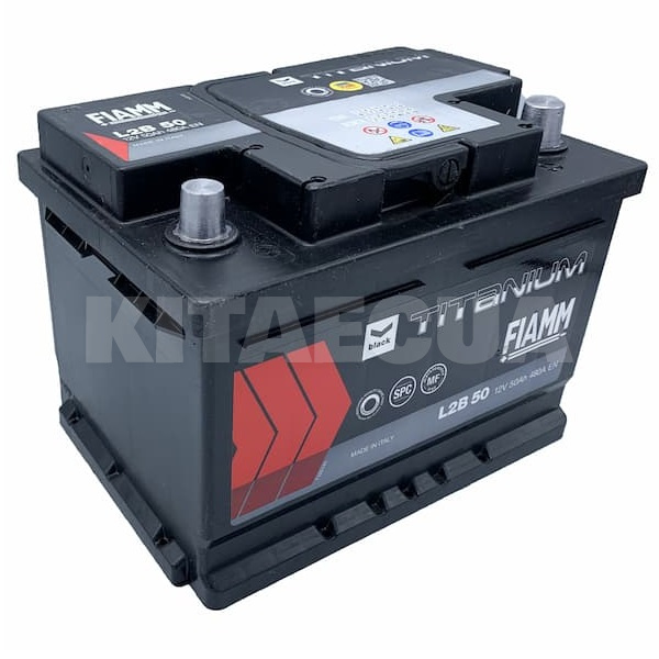 Автомобільний акумулятор Titanium Black 50Ач 480А "+" праворуч FIAMM (7905176)