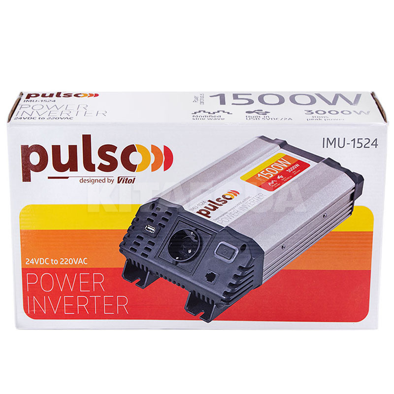 Інвертор 24-220В 1500Вт PULSO (IMU-1524) - 3