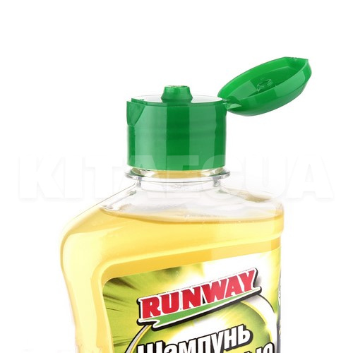 Автошампунь Wash&Wax 250мл концентрат с воском и полиролью RUNWAY (RW2505) - 2