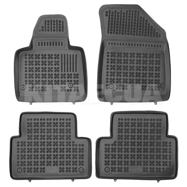Резиновые коврики в салон Citroen C5 II (2008-2017) (4шт) 201201 REZAW-PLAST (29096)