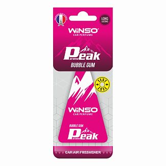 Ароматизатор Peak Bubble Gum "жвачка" сухой листик Winso