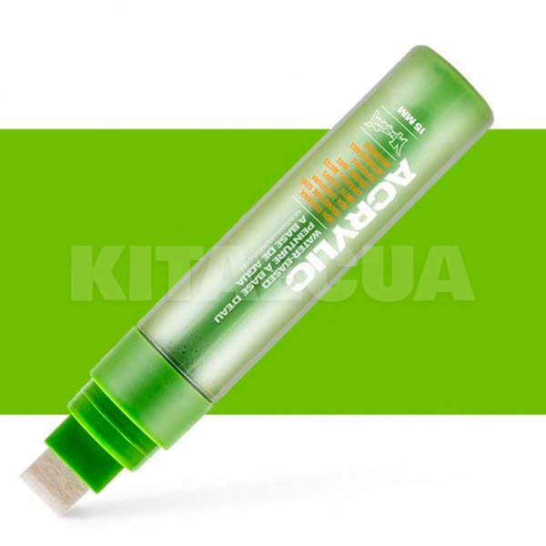 Маркер акриловый 15мм Shock Green Light MONTANA (323348)