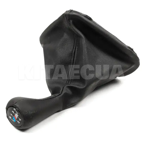 Ручка КПП черная кожзам для BMW 3 E36 1990-2000г + чехол КПП Pryn Auto (bm0201) - 2