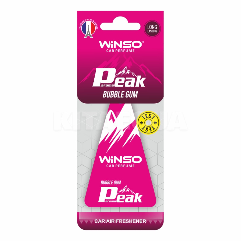 Ароматизатор Peak Bubble Gum "жвачка" сухой листик Winso (538180)