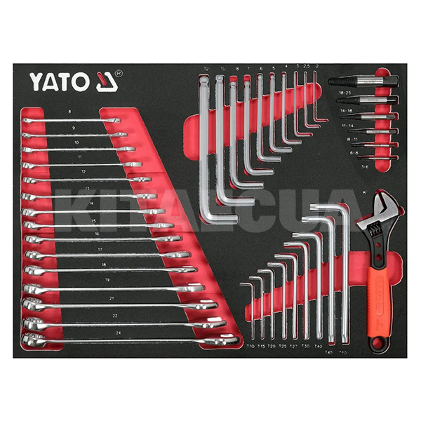 Візок з інструментами 977х725х480 мм (7 секцій) YATO (YT-55308) - 4