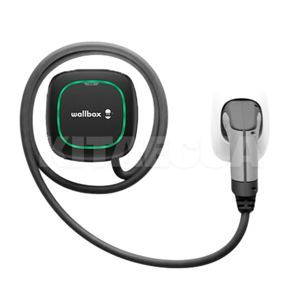 Зарядка для електромобіля Type 2 22 кВт 32A 1-фаза Pulsar Max чорна Wallbox (PLP2-0-2-4-9-002)