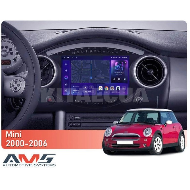 Штатна магнітола MOSS M3 4+32 ГБ 9" BMW Mini Hatch R50 2000-2006 (L3) AMS (49805) - 2