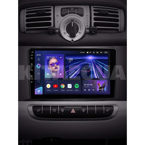 Штатна магнітола CC3 4+32 Gb 9" Mercedes Benz Smart Fortwo 2 2010-2015 (F1) Teyes (46745) - 2